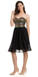 Main image of Strapless Sweetheart Neck Knee Length Cocktail Party Dress