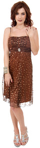 Main image of Empire Cut & Glittered Short Cocktail Dress
