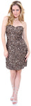 Main image of Strapless Heart-shaped Formal Sequined Dress