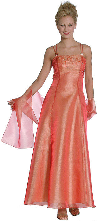 Main image of Shimmering Organza A-line Formal Dress