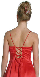 Back image of Rhinestones With White Insert A-line Formal Dress