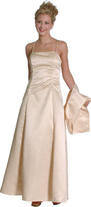 Main image of Rhinestones And Beads Long Evening Dress