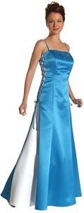 Main image of Rhinestone Crisscrossed Formal Dress