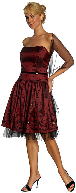 Main image of Off-shouldered Short Cocktail Dress