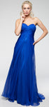 Main image of Strapless Double Layered Chiffon Formal Prom Dress