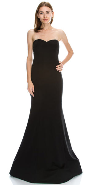 Main image of Strapless Sweetheart Neck Floor Length Formal Evening Dress