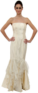 Main image of Strapless Beaded Mermaid Style Formal Wedding Dress