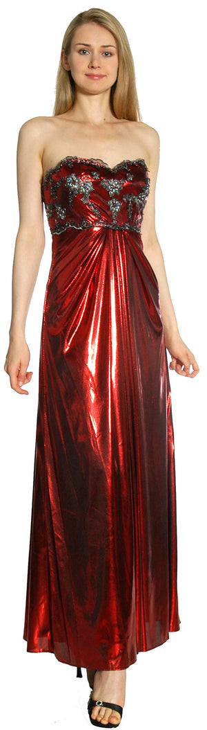Main image of Strapless Sweetheart Formal Evening Dress