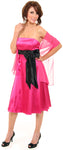 Main image of Strapless Two Toned Prom Dress With Bow Appliqu