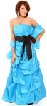 Main image of Strapless Quinceanera Dress With Removable Side Bow