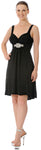 Main image of Ruched Overlap Bust Short Formal Party Dress
