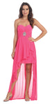 Main image of Strapless Hi-low Overlay Short Formal Party Dress 