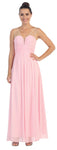 Main image of V-neck Mesh Shoulders Shirred Bust Long Bridesmaid Dress