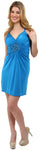 Main image of Halter Neck Party Dress With Front Keyhole